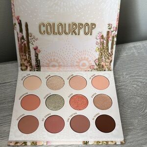 NWOT ColourPop Desert Bloom Eyeshadow Palette - Earthy Tones